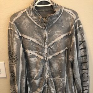 Affliction full zip up jacket